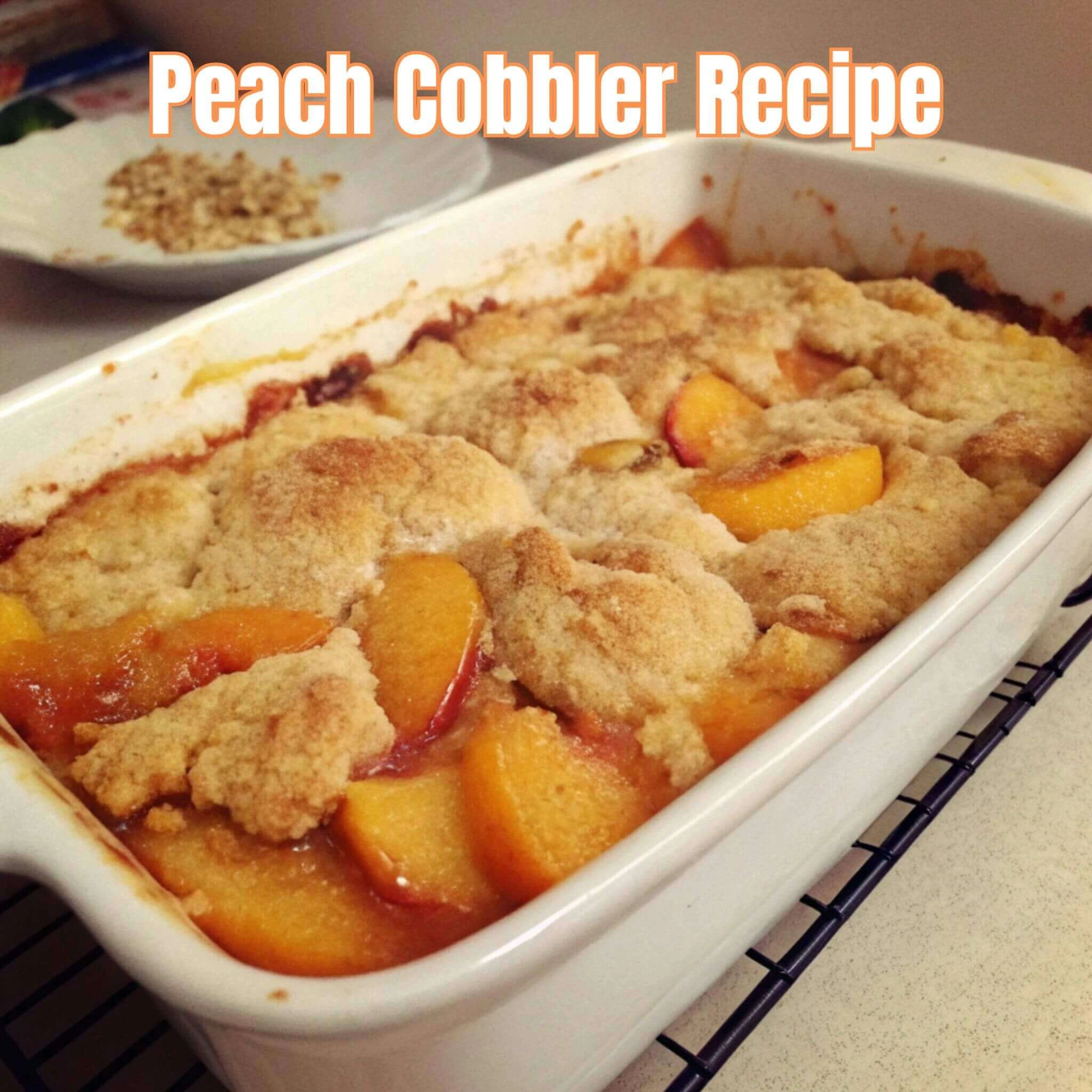 Grandma's Peach Cobbler: My Kitchen Chaos Story