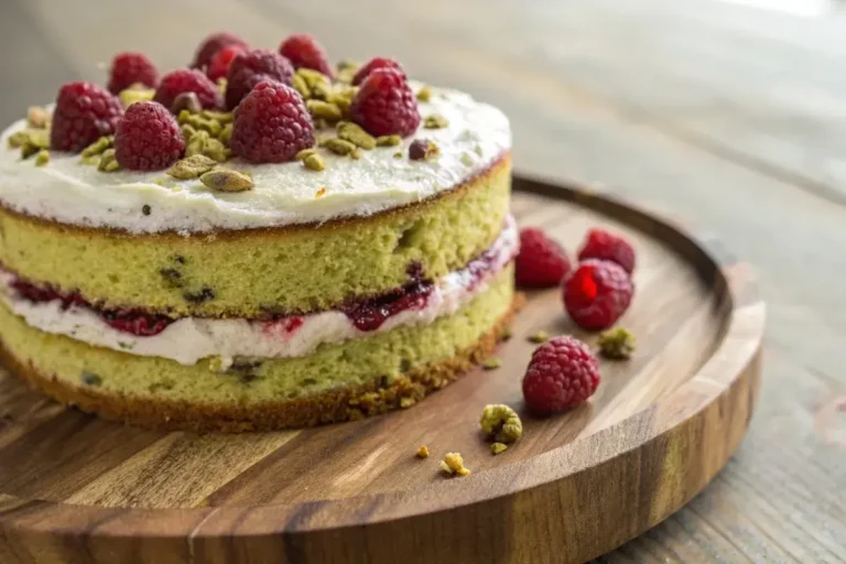 Gâteau Rêve Pistache Framboise